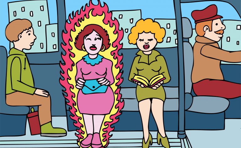 Vampate di calore: menopausa, o forse no?